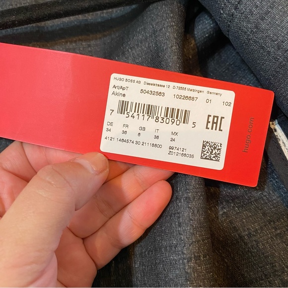 NEW Hugo Boss Tweed White and Black Jacket Size 2 (UK Size 6) - Picture 8 of 14